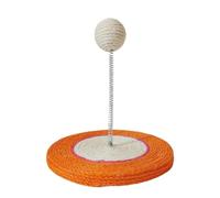 Kanoauo Rascador | Rascador Interactivo con Bola de Sisal - Poste para Gatos | para Entrenamiento estimulación Mental simulación de Caza Ejercicio Juego en casa Exterior Viaje
