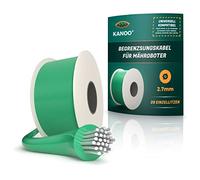 kanoo® Câble de délimitation pour Robot tondeuse - Compatibilité universelle - Fil de délimitation en Cuivre de qualité - Câble pour Robot tondeuse Husqvarna, Gardena, Bosch, Worx, etc. (50m)