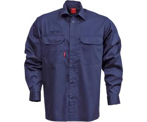 Kansas Camisa de algodón manga larga 7386 BKS Azul marino XL