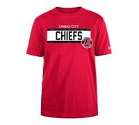 Kansas City Chiefs New Era Cap NFL - Camiseta Regular de Tinta de Alta Densidad Serigrafiada Frontal gráfico Original del Equipo, Color Unisex Rojo