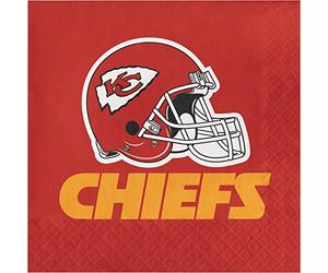 Kansas City Chiefs Servilletas, 48 unidades