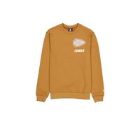 Kansas City Chiefs Suéter Unisex de Cuello Redondo con Logotipo de la NFL, Color Bronce Claro