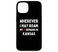 Kansas Dondequiera que pueda vagar mi corazón permanece en Kansas Carcasa para iPhone 13