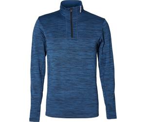 Kansas Longsleeve Camiseta Evolve manga larga, FastDry azul acero/azul oscuro M