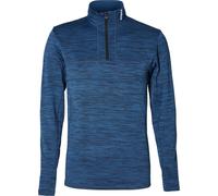 Kansas Longsleeve Camiseta Evolve manga larga, FastDry azul acero/azul oscuro XL