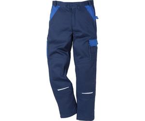 Kansas Pantalones industriales Icon Dos pantalones de algodón 2019 KC azul marino/azul real C52