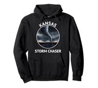 Kansas Weather Storm Tornado Hurricane Chaser Hombres Mujeres Sudadera con Capucha