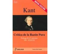 Kant: Critica De La Razon Pura