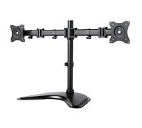 Kantek MA210 - Brazo Ajustable para Monitor Individual, Color Negro Negro Negro Dual Monitor Arm