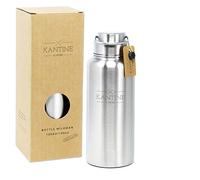 Kantine 51° Nord Botella de acero inoxidable, 1000 ml, botella de agua de 1 l, a prueba de fugas, termo térmico, apta para lavavajillas, adecuada