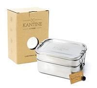 Kantine 51° Nord - Caja de almuerzo Bento (1200 ml, acero inoxidable, 2 compartimentos