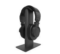 Kanto H2 Premium - Soporte universal para auriculares con acolchado curvado de silicona para auriculares en y sobre los oídos, color negro