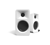 Kanto Ora 100W Powered Bi-amp Reference Desktop Computer Speakers w/Bluetooth 5.0 & USB-C | 100 Hz Crossover | Reference Quality Sound | Pair | White