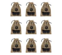 KANUSHI Industries - Juego de 9 bolsas/bolsas/organizadores para zapatos, color beige, Beige, Estándar, Beige, Estándar