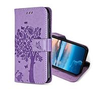 KANVOOS Funda para Moto Edge 20 Lite, Funda Tapa Libro Movil de Cuero PU, Ranura para Tarjeta Plegable Billetera Carcasa para Motorola Moto Edge 20 Lite (Lavanda)