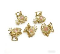 KANXINR 5 pinzas para el pelo pequeñas con diseño de planeta rosa, pinzas laterales para niña y estrella