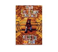 Kanye - Póster de West The College Dropout, impresión en lienzo, arte estético de pared, decoración moderna del hogar para dormitorio, sala de estar, 40 x 60 cm, estilo sin marco