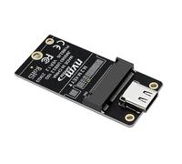 Kanylavy 1 Adaptador M2 Placa de Interposición NVME HDD JMS583, Chip de 10 Gbps, Compatible con SSD 2230 2242 2260, Color Negro
