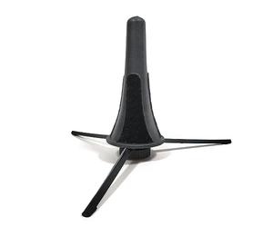 Kanylavy 1 juego de accesorios de música de viento, soporte portátil desmontable para clarinete, soporte de tres patas para instrumentos