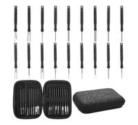 Kanylavy Kit Herramientas ExtraccióN de Terminales,Juego Herramientas Extractoras de Clavijas de 18 Piezas, Herramienta de LiberacióN de Clavijas de Conector de Cable EléCtrico AutomáTico