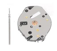 Kanylavy Movimiento de reloj AL35, movimiento de tres agujas, movimiento de cuarzo con mango de movimiento, A35, sin calendario, de tres agujas, de alta precisión, repuesto de movimiento de cuarzo,