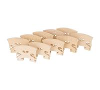 Kanylavy Violín Códigos de madera de arce Maqiao Puente de violín Patrón de madera, 10 piezas Accesorios