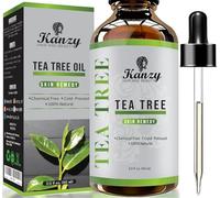 Kanzy Aceite Arbol del Te 60ml Tea Tree Oil Perfecto Tratamiento para Cara, Cuerpo, Piel y Cabello Aceite Esencial Arbol te