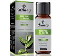 Kanzy Aceite de Árbol de Té 10ml Tea Tree Oil Perfecto Tratamiento para Cara, Cuerpo, Piel y Cabello Aceite Esencial Árbol de Té