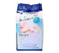 Kao - Biore Makeup Remover Clear Wipe Sheet 32 pcs