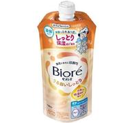 Kao Biore u Moisture Body Wash Refill 320 mL (10.8 fl oz) - Gentle Cleansing Body Soap with Moisturizing Feel - Floral Fruity Scent - Refill Pack - Made in Japan