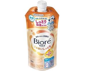Kao Biore u Moisture Body Wash Refill 320 mL (10.8 fl oz) - Gentle Cleansing Body Soap with Moisturizing Feel - Floral Fruity Scent - Refill Pack - Made in Japan