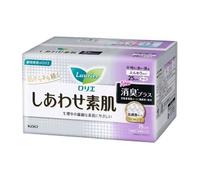 Kao - Laurier F Happy Bare Skin Deodorizing Plus For Especially Heavy Daytime With Wings 25cm 15 pcs