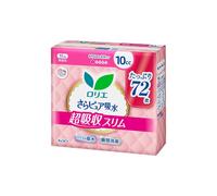 Kao - Laurier Sara Pure Absorption Super Absorbent Slim Panty Liners 10cc 17cm - 72piezas - Fragrance Free
