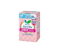 Kao - Laurier Sara Pure Absorption Super Absorbent Slim Panty Liners 50cc 23cm - 30piezas - Fragrance Free