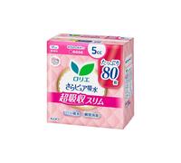 Kao - Laurier Sara Pure Absorption Super Absorbent Slim Panty Liners 5cc 17cm - 80piezas - Fragrance Free