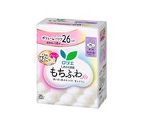 Kao - Laurier Shiawase Sokuhada Mochi-Fuwa Fit Extra Heavy Daytime Use With Wings 25cm - 26piezas