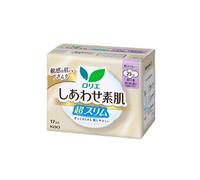 Kao - Laurier Shiawase Sokuhada Super Slim Extra Heavy Daytime Use With Wings 25cm - 17piezas