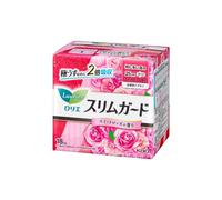 Kao - Laurier Slim Guard Extra Heavy Daytime Use With Wings 25cm - 18piezas - Sweet Rose Scent