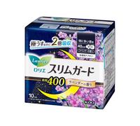 Kao - Laurier Slim Guard Extra Heavy Night Use With Wings 40cm - 10piezas - Lavender Scent