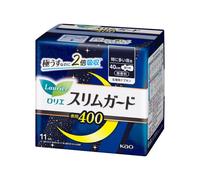 Kao - Laurier Slim Guard Extra Heavy Night Use With Wings 40cm - 11piezas - Fragrance Free