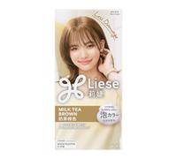 Kao - Liese Creamy Bubble Color - 1 Box - Milk Tea Brown