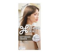 Kao - Liese Creamy Bubble Color - 1 Box - Soft Brown