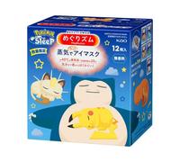 Kao - MegRhythm Gentle Steam Eye Mask Pokémon Sleep Design - 12pieza - Unscented