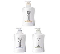 Kao - Men's Biore One Hair / Scalp / Face / Body Wash Smooth Feeling - 480ml