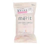 Kao - Merit Day+ Dry Shampoo Sheets Soap & Peach - 12 pcs