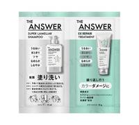 Kao - THE ANSWER Super Lamella Shampoo & EX Repair Treatment For Color Damage Trial Set 12ml+12g