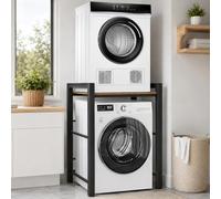 KaO0YaN Estantería para lavadora, 3 alturas ajustables, para lavadora, secadora, armario, inodoro, estantería sobre lavadoras, 350 kg, armario de lavadora con secadora para cuarto de baño, 75 x 65 x