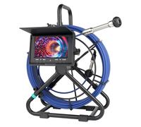 KAOLALI Cámara de Inspección de Tuberías 30M, 4,3'' Cámara de Tubo 1000TVL Plomería Snake Cámara con DVR, Cámara Endoscópica con 5000mAh Batería 6 Luces LED, Incluye Tarjeta de 32GB