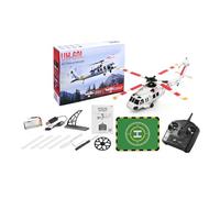 Kaoliscious WL K270 UH-60L RC Helicóptero Modelo con flujo óptico, 2.4G 4CH Flybarless Black-Haw GPS Aircraft One-Key Take/Landing & Barométrico Altitud para regalo de adulto - Versión RTF