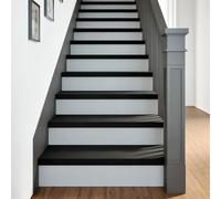 Kaorsrow 2 escalones de madera maciza de roble 80 x 25 x 2 cm | Paneles de madera versátiles para escaleras y pasillos, se pueden utilizar de forma flexible como elegante alféizar de